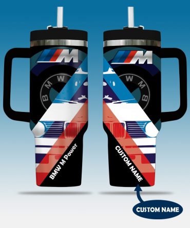 Bmw Car Custom Stanley Quencher 40Oz Stainless Steel Tumbler