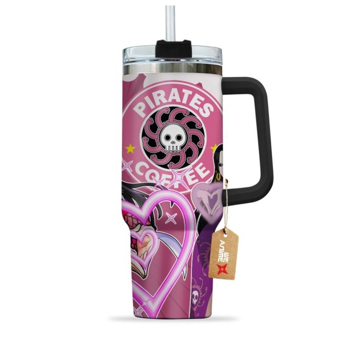 Boa Hancock One Piece Anime Custom Stanley Quencher 40Oz Stainless Steel Tumbler - Image 3