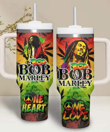 Bob Marley Music Custom Stanley Quencher 40Oz Stainless Steel