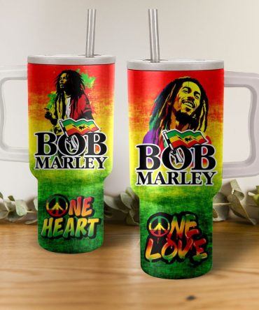 Bob Marley Music Custom Stanley Quencher 40Oz Stainless Steel