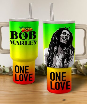 Bob Marley Music Custom Stanley Quencher 40Oz Stainless Steel