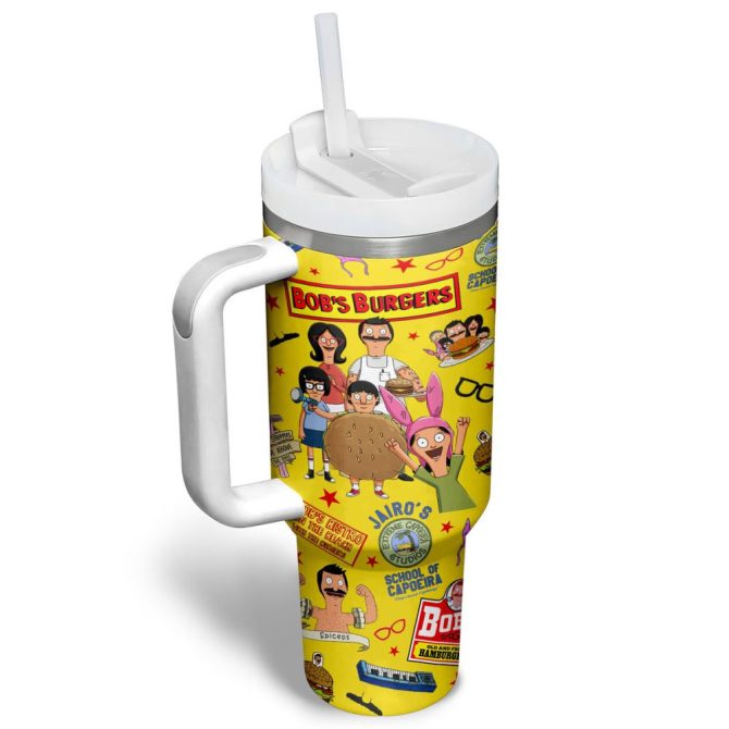 Bob #8217;S Burgers Movies Custom Stanley Quencher 40Oz Stainless Steel Tumbler - Image 2