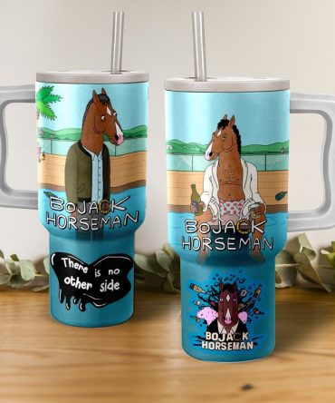 Bojack Horseman Tv Series Custom Stanley Quencher 40Oz Stainless Steel Tumbler With Handle