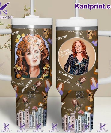 Bonnie Raitt Music Custom Stanley Quencher 40Oz Stainless Steel Tumbler With Handle