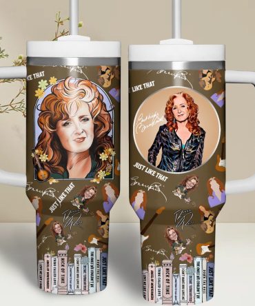 Bonnie Raitt Music Custom Stanley Quencher 40Oz Stainless Steel