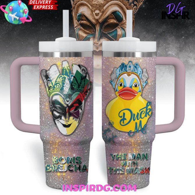 Boris Brejcha Music Custom Stanley Quencher 40Oz Stainless Steel Tumbler
