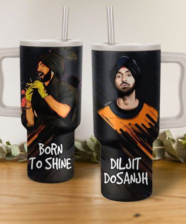 Born To Shine By Diljit Dosanjh Music Custom Stanley Quencher 40Oz Stainless Steel