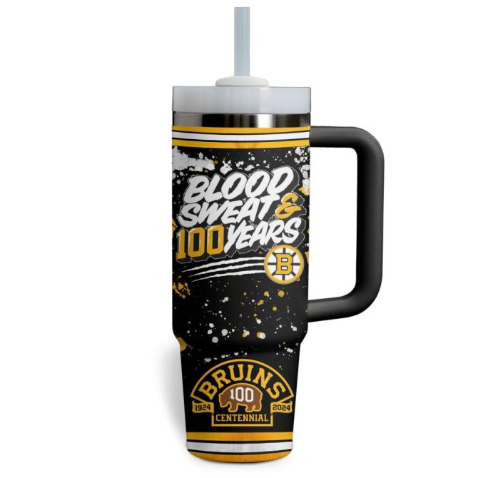 Boston Bruins Nhl Custom Stanley Quencher 40Oz Stainless Steel - Image 3