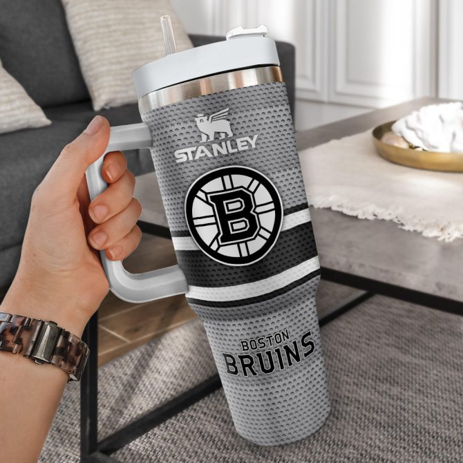 Boston Bruins Nhl Custom Stanley Quencher 40Oz Stainless Steel Tumbler - Image 2