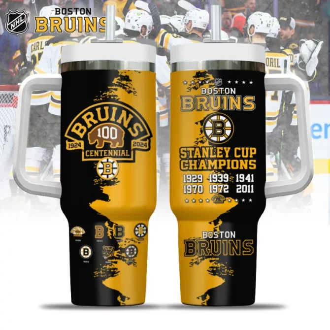 Boston Bruins Nhl Custom Stanley Quencher 40Oz Stainless Steel Tumbler - Image 7