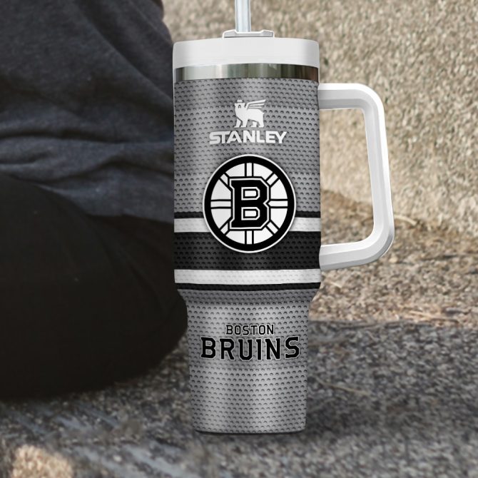 Boston Bruins Nhl Custom Stanley Quencher 40Oz Stainless Steel Tumbler - Image 3