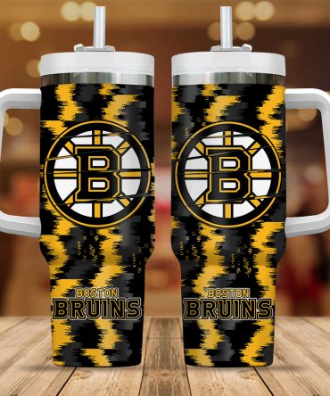 Boston Bruins Nhl Custom Stanley Quencher 40Oz Stainless Steel Tumbler