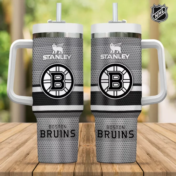 Boston Bruins Nhl Custom Stanley Quencher 40Oz Stainless Steel Tumbler - Image 7
