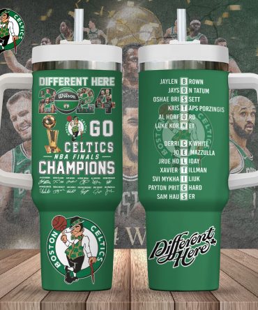Boston Celtics Nba Custom Stanley Quencher 40Oz Stainless Steel Tumbler With Handle