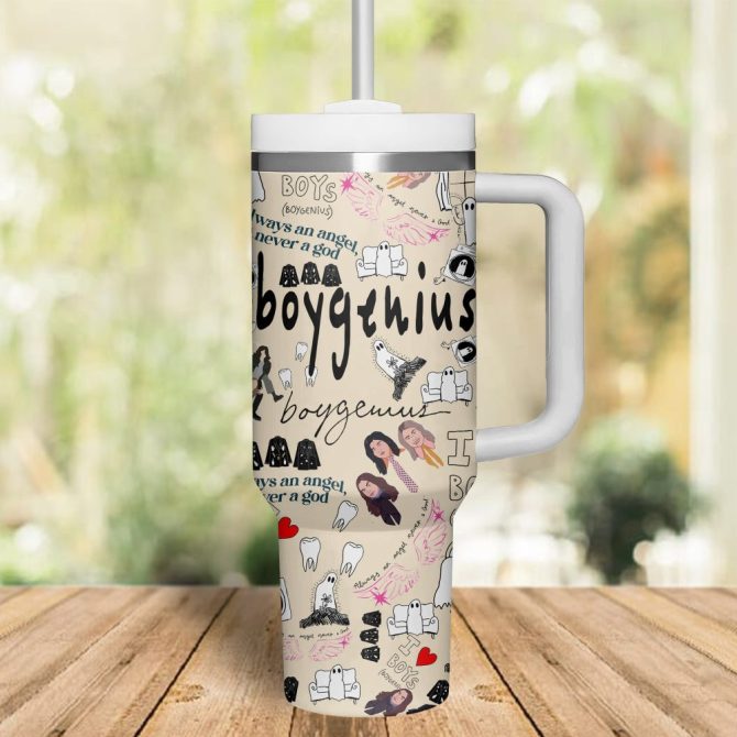 Boygenius Music Custom Stanley Quencher 40Oz Stainless Steel - Image 2