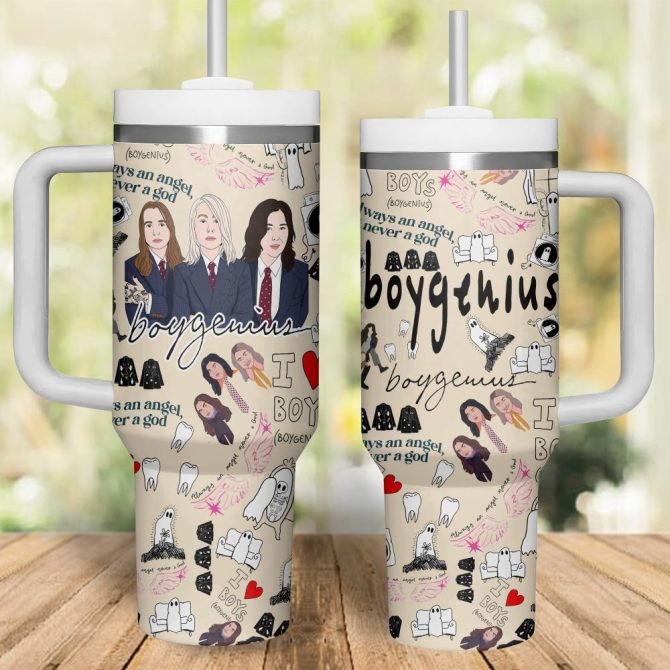Boygenius Music Custom Stanley Quencher 40Oz Stainless Steel