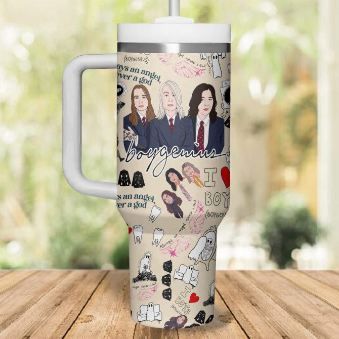 Boygenius Music Custom Stanley Quencher 40Oz Stainless Steel - Image 3