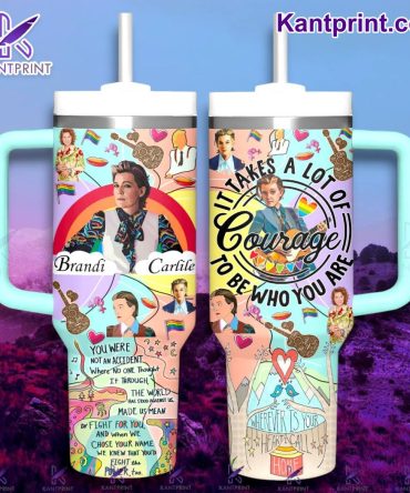 Brandi Carlile Music Custom Stanley Quencher 40Oz Stainless Steel Tumbler With Handle