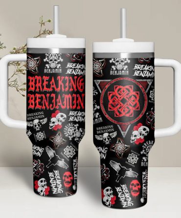 Breaking Benjamin Music Custom Stanley Quencher 40Oz Stainless Steel