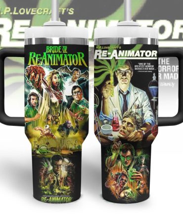 Bride Of Re-Animator Movies Custom Stanley Quencher 40Oz Stainless Steel Tumbler