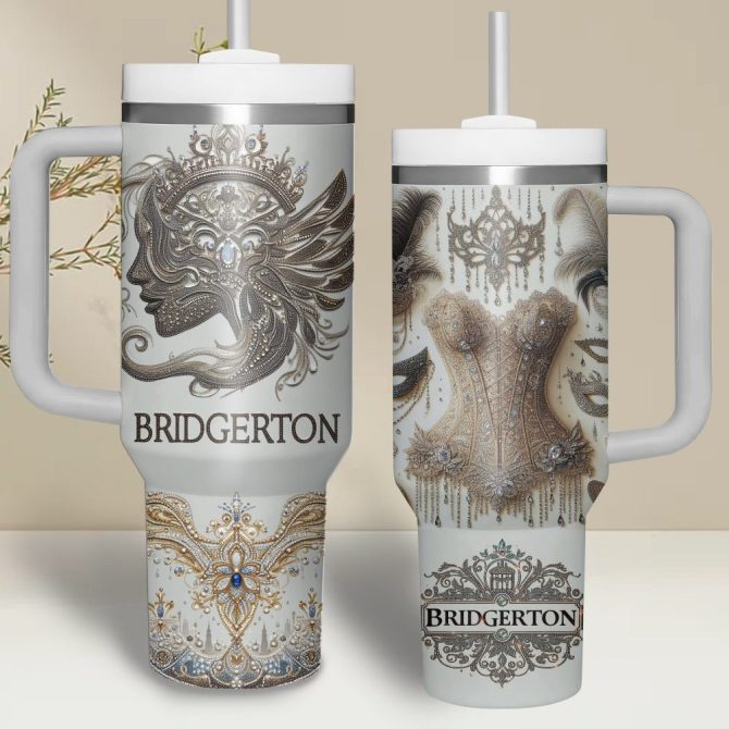 Bridgerton Tv Series Custom Stanley Quencher 40Oz Stainless Steel