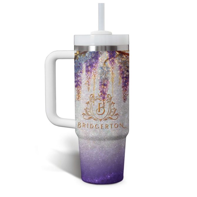 Bridgerton Tv Series Custom Stanley Quencher 40Oz Stainless Steel - Image 2