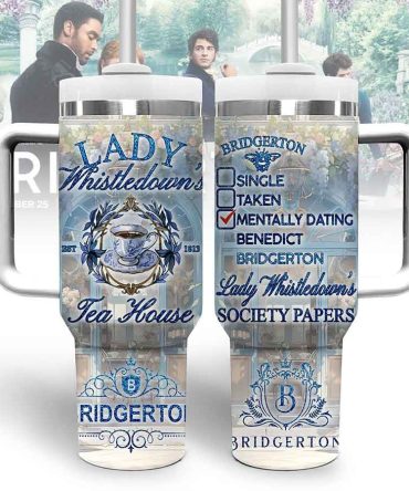 Bridgerton Tv Series Custom Stanley Quencher 40Oz Stainless Steel Tumbler
