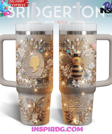 Bridgerton Tv Series Custom Stanley Quencher 40Oz Stainless Steel Tumbler