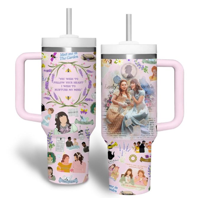 Bridgerton Tv Series Custom Stanley Quencher 40Oz Stainless Steel Tumbler