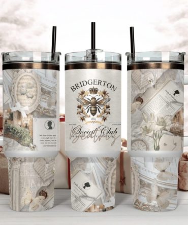 Bridgerton Tv Series Custom Stanley Quencher 40Oz Stainless Steel Tumbler