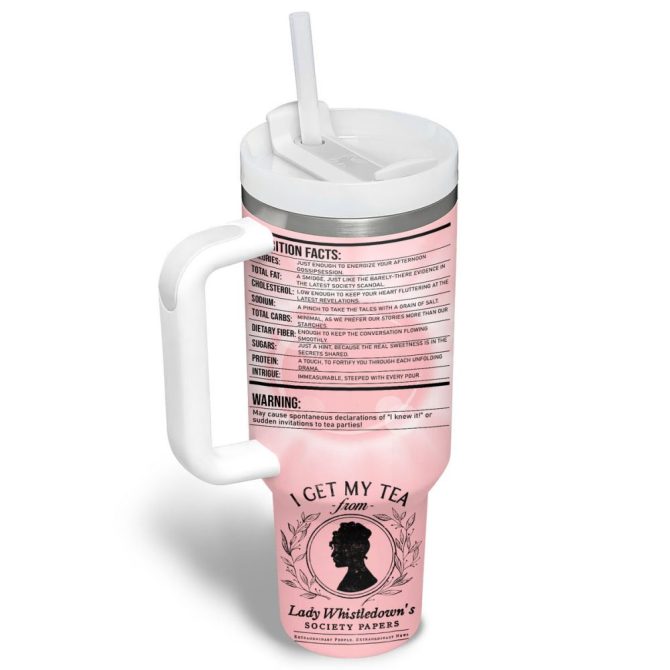 Bridgerton Tv Series Custom Stanley Quencher 40Oz Stainless Steel Tumbler - Image 7