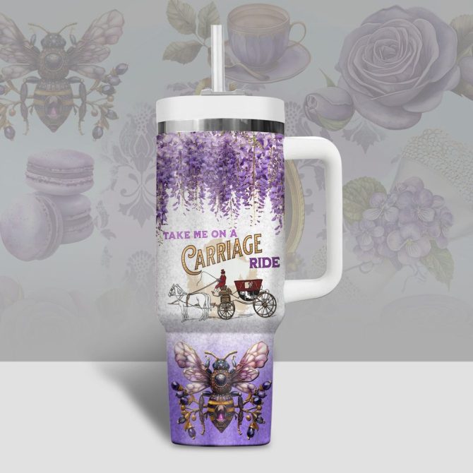 Bridgerton Tv Series Custom Stanley Quencher 40Oz Stainless Steel Tumbler - Image 3