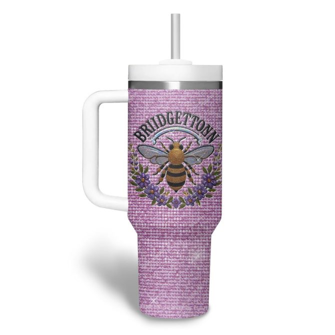 Bridgerton Tv Series Custom Stanley Quencher 40Oz Stainless Steel Tumbler - Image 2