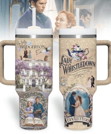 Bridgerton Tv Series Custom Stanley Quencher 40Oz Stainless Steel Tumbler With Handle