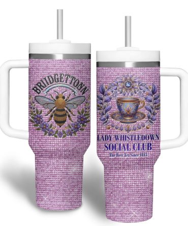 Bridgerton Tv Series Custom Stanley Quencher 40Oz Stainless Steel Tumbler
