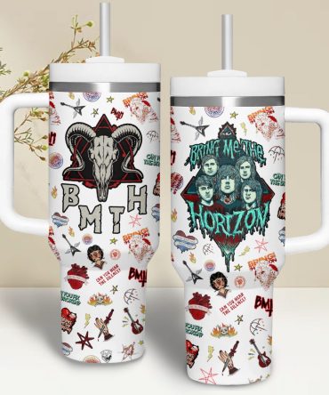 Bring Me The Horizon Music Custom Stanley Quencher 40Oz Stainless Steel
