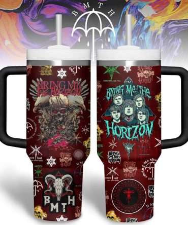 Bring Me The Horizon Music Custom Stanley Quencher 40Oz Stainless Steel Tumbler