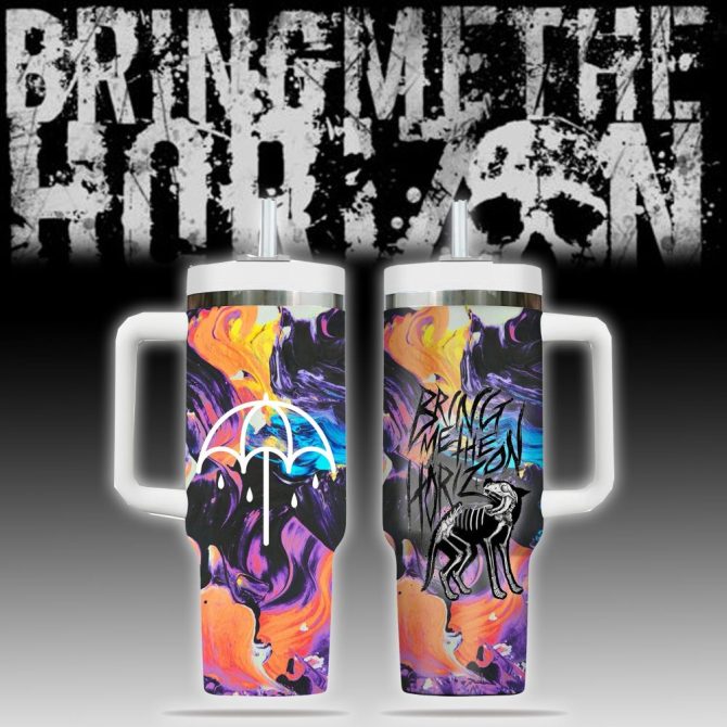 Bring Me The Horizon Music Custom Stanley Quencher 40Oz Stainless Steel Tumbler