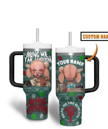 Bring Me The Horizon Music Custom Stanley Quencher 40Oz Stainless Steel Tumbler
