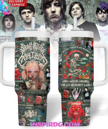 Bring Me The Horizon Music Custom Stanley Quencher 40Oz Stainless Steel Tumbler