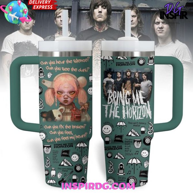 Bring Me The Horizon Music Custom Stanley Quencher 40Oz Stainless Steel Tumbler