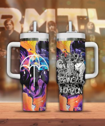 Bring Me The Horizon Music Custom Stanley Quencher 40Oz Stainless Steel Tumbler