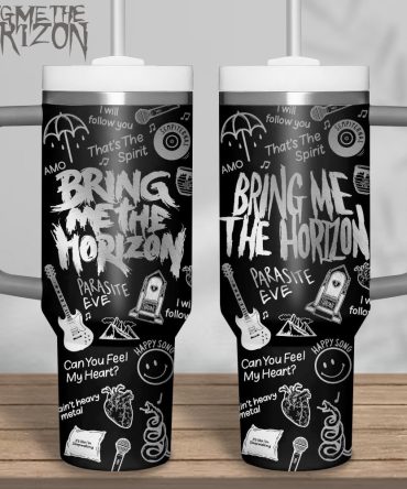 Bring Me The Horizon Music Custom Stanley Quencher 40Oz Stainless Steel
