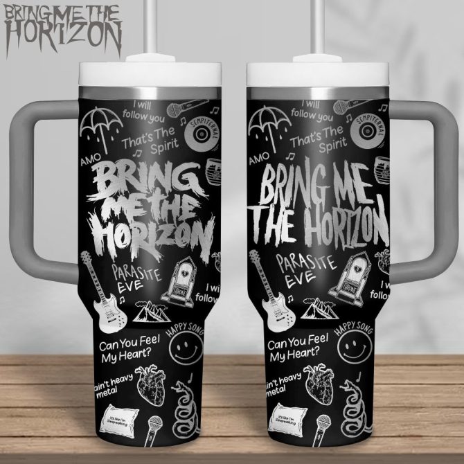 Bring Me The Horizon Music Custom Stanley Quencher 40Oz Stainless Steel