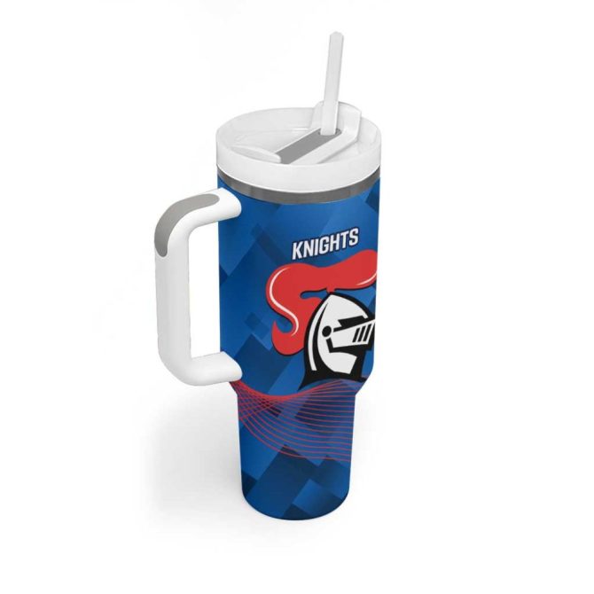 Broncos And Knights Rugby Dynamic Version Custom Stanley Quencher 40Oz Stainless Steel Tumbler With Handle - Image 3