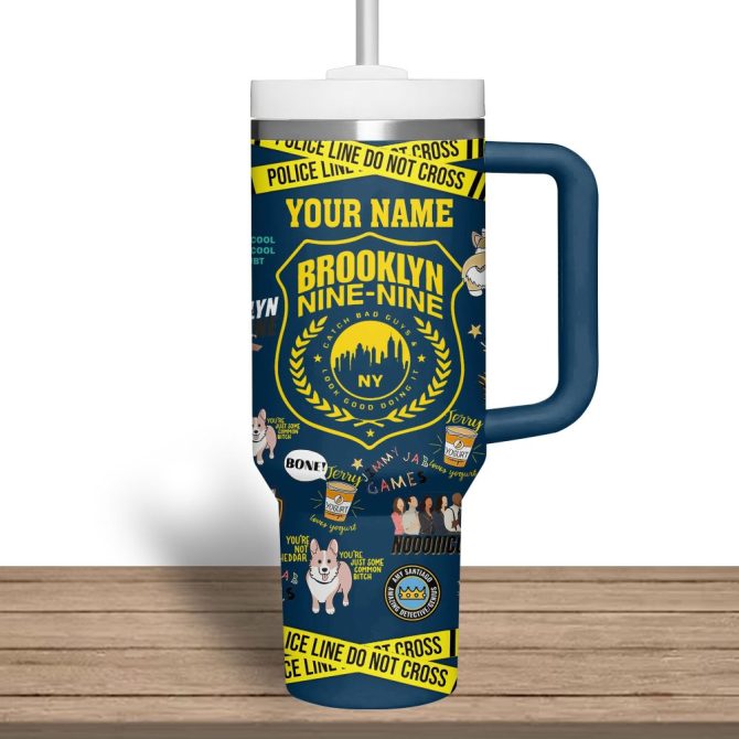 Brooklyn Nine-Nine Tv Series Custom Stanley Quencher 40Oz Stainless Steel Tumbler - Image 8