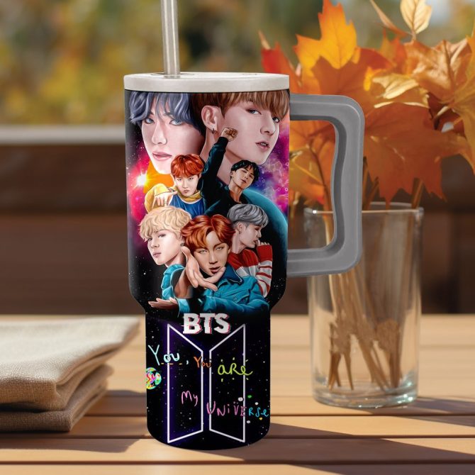 Bts Music Custom Stanley Quencher 40Oz Stainless Steel - Image 2