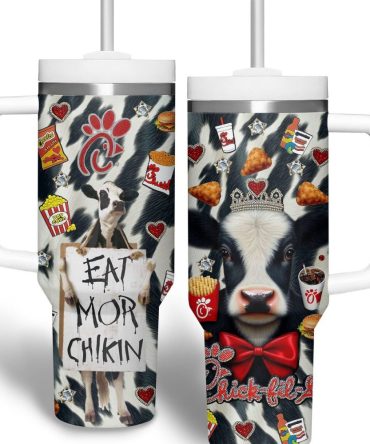 Bucee Cartoon Custom Stanley Quencher 40Oz Stainless Steel Tumbler