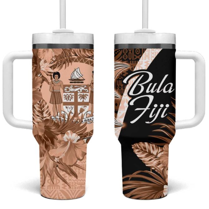 Bula Fiji Islands Custom Stanley Quencher 40Oz Stainless Steel Tumbler