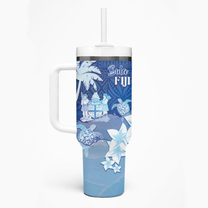 Bula Fiji Islands Custom Stanley Quencher 40Oz Stainless Steel Tumbler - Image 2